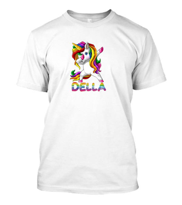 Della Rainbow Unicorn T-Shirt