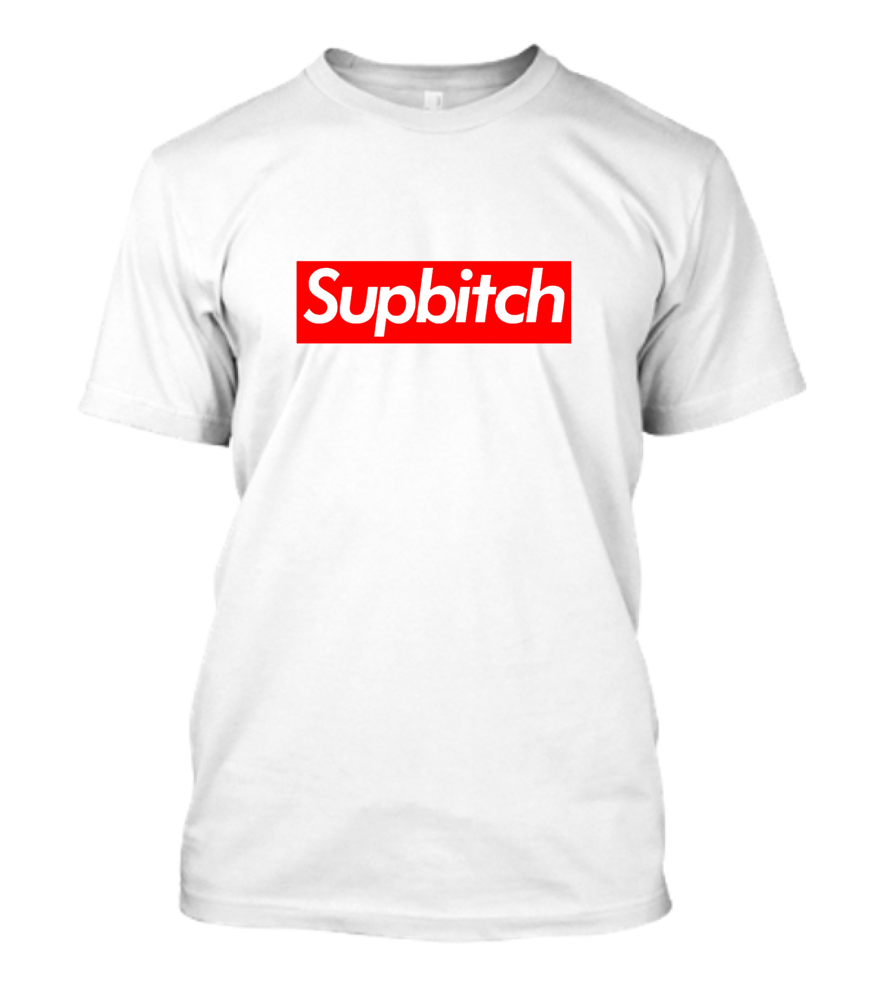 Supbitch Red Box Logo Streetwear T-Shirt