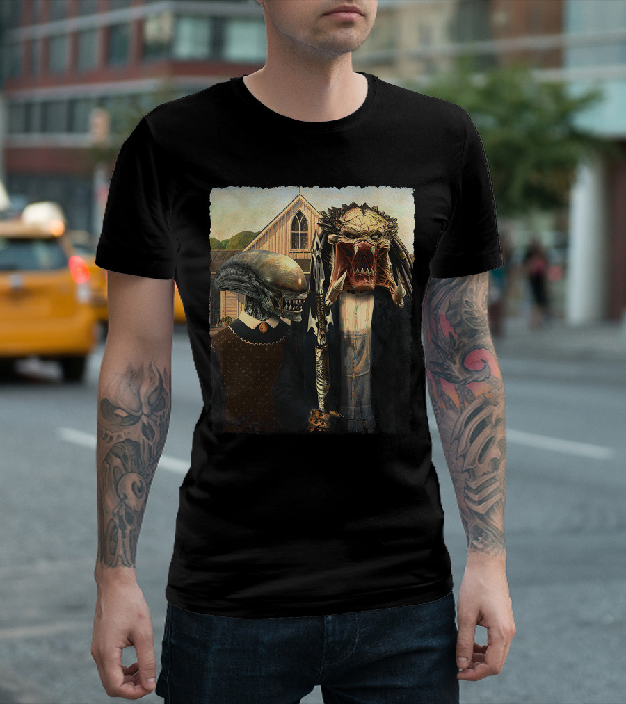 Aliens Predator Gothic T-Shirt