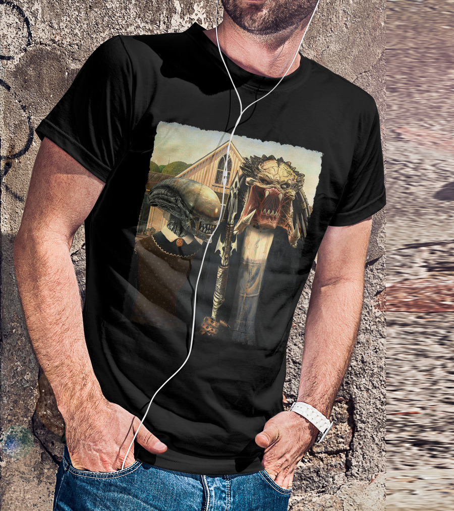 Aliens Predator Gothic T-Shirt