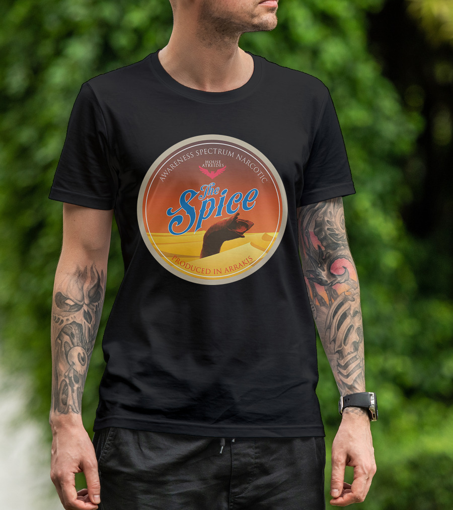 House Atreides The Spice Produced In Arrakis Awareness Spectrum Narcotic T-Shirt