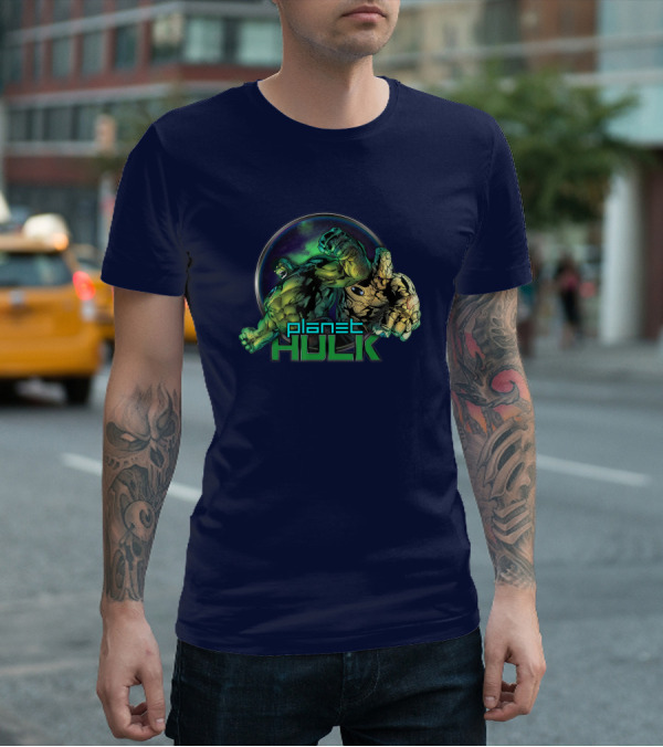Marvel Planet Hulk And Korg Dynamic Duo Universe Crossover T-Shirt