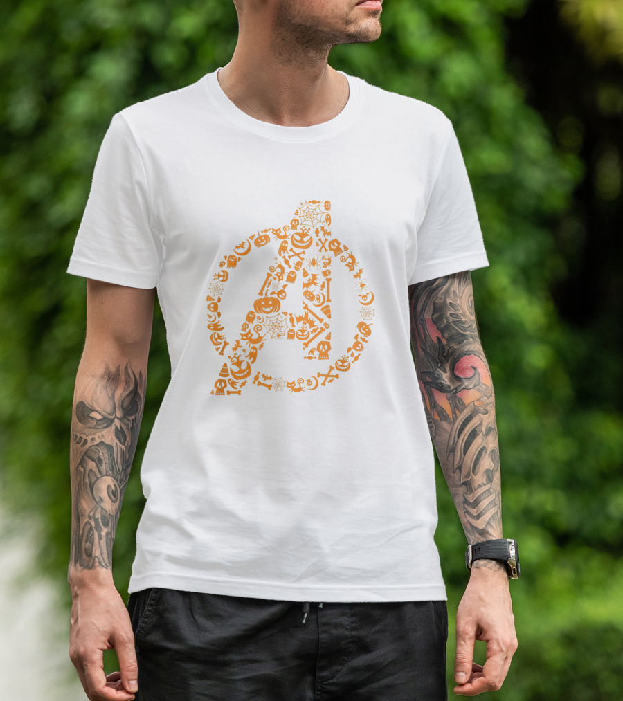Halloween Jack-O'-Lantern Marvel Avengers A T-Shirt