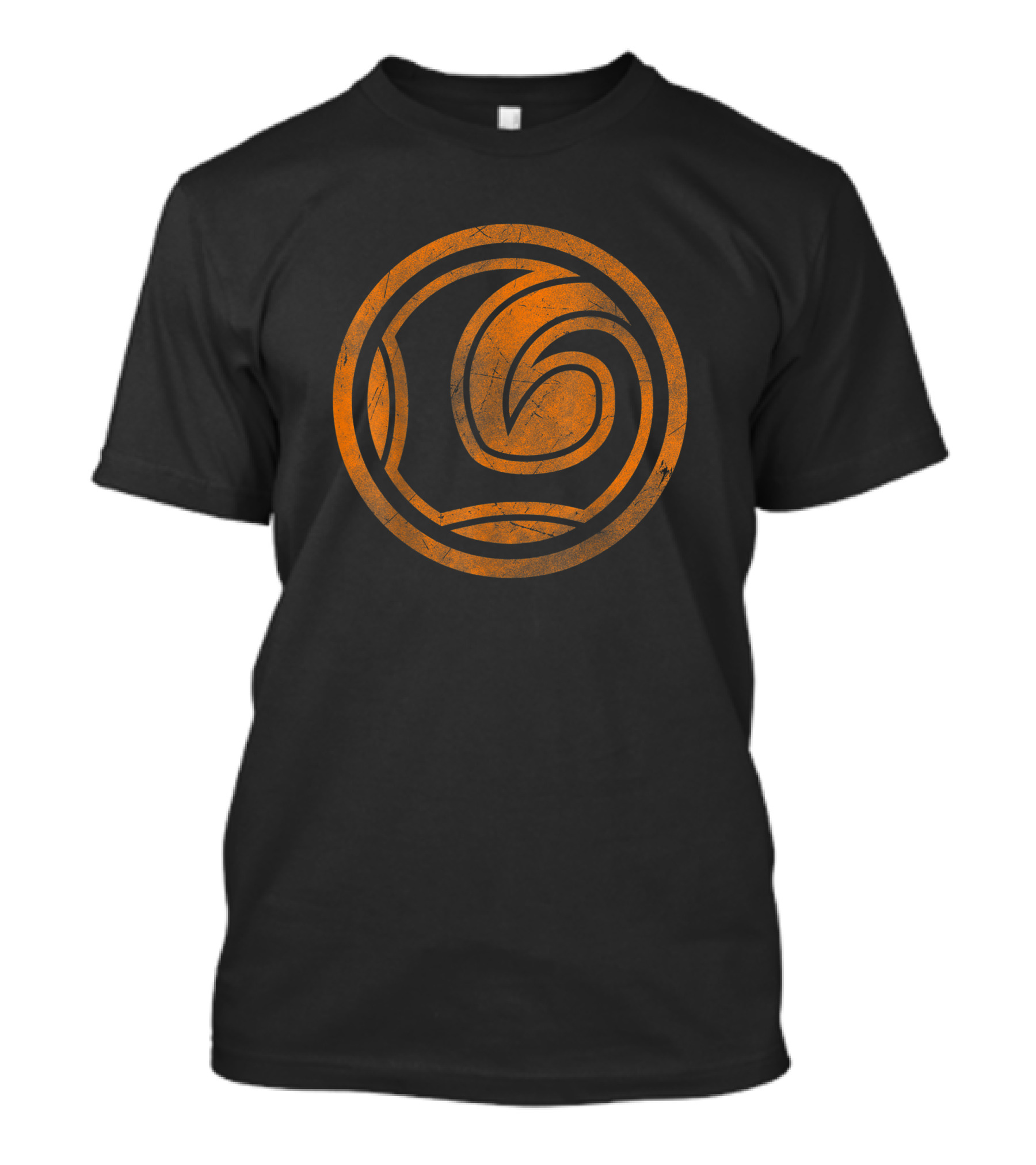 Marvel Loki Orange Tonal Spiral Emblem T-Shirt