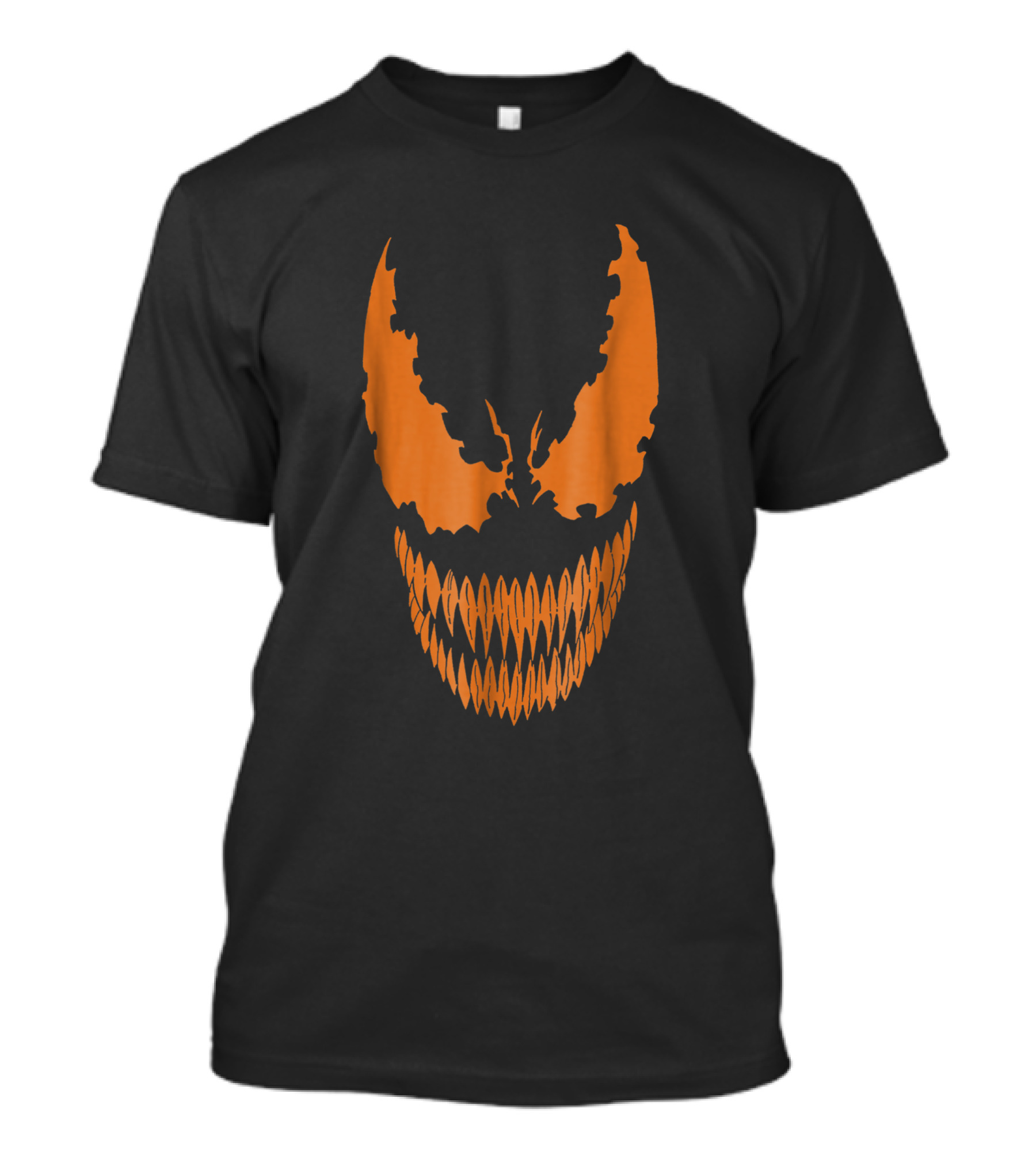 Marvel Venom Orange Face Iconic Symbiote Grin T-Shirt