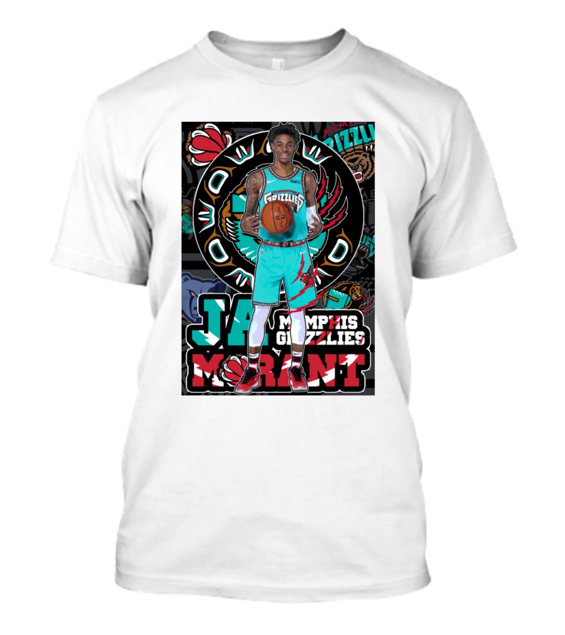 Ja Morant Memphis Grizzlies Rookie Sensation T-Shirt