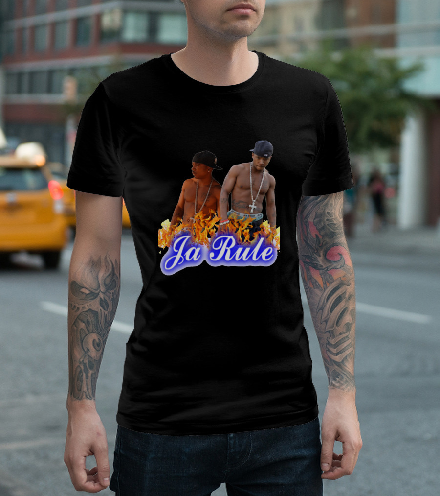 Ja Rule Vintage Fire Flames T-Shirt