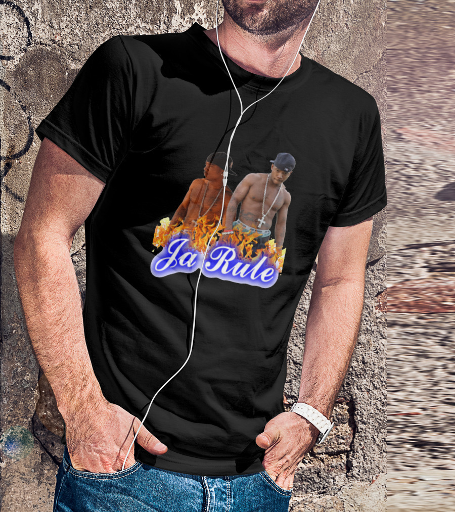 Ja Rule Vintage Fire Flames T-Shirt