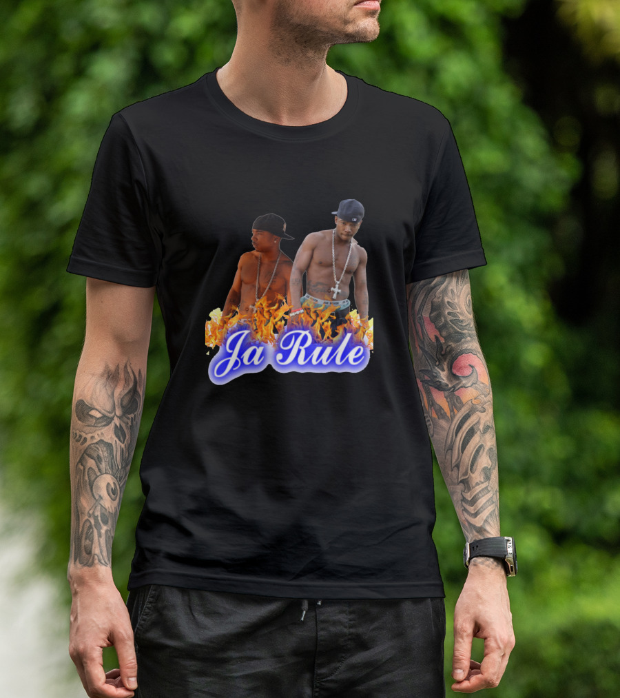 Ja Rule Vintage Fire Flames T-Shirt