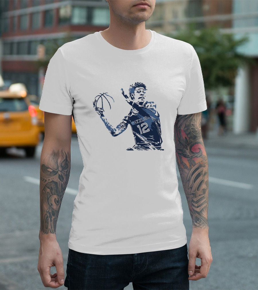 Grizzlies 12 Basketball Player T-Shirt