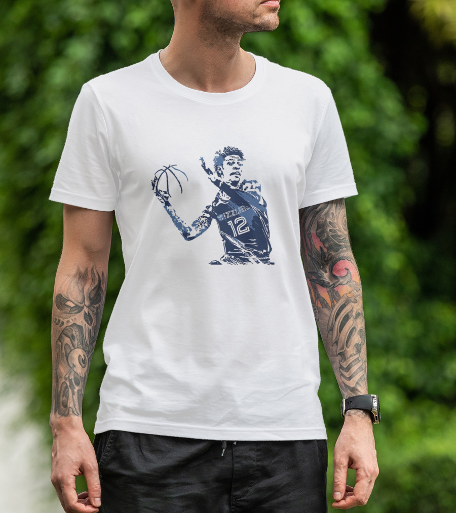 Grizzlies 12 Basketball Player T-Shirt