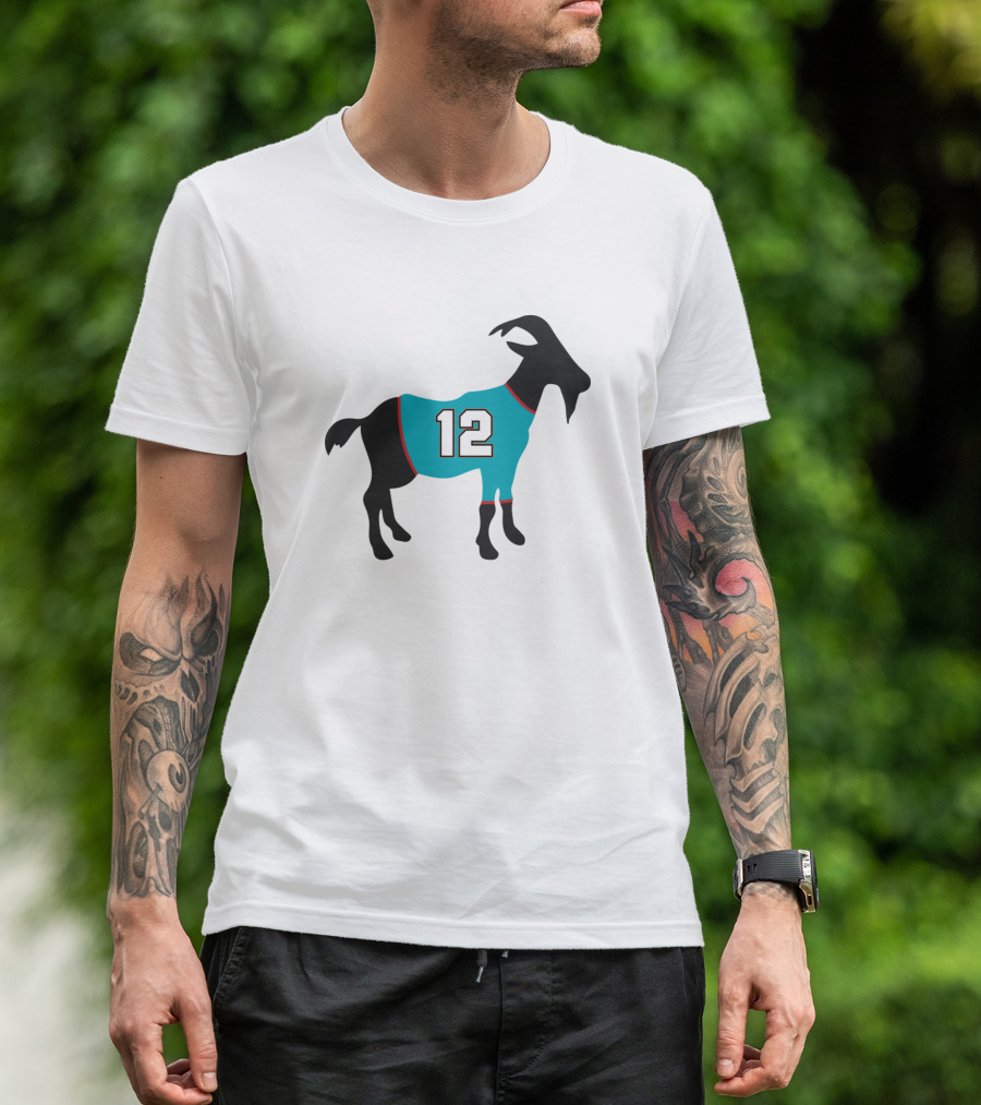 JA Morant GOAT Number 12 Jersey T-Shirt