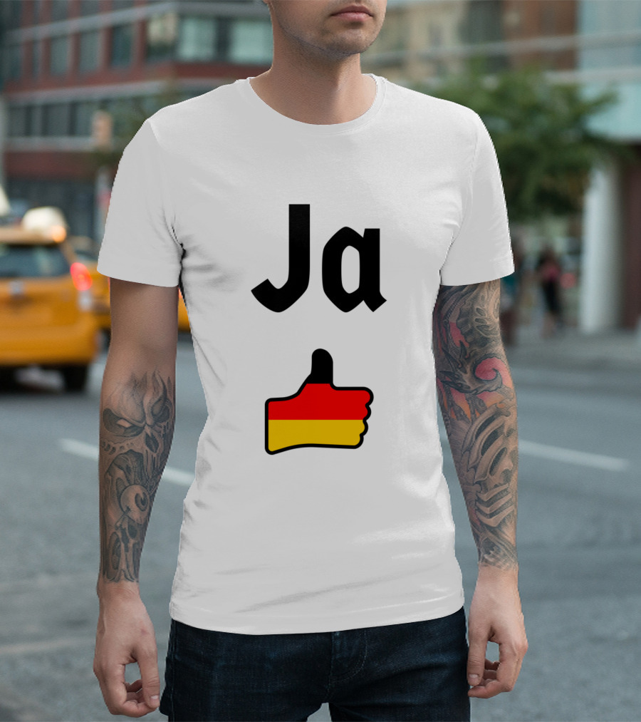 Ja Thumbs Up German Flag T-Shirt