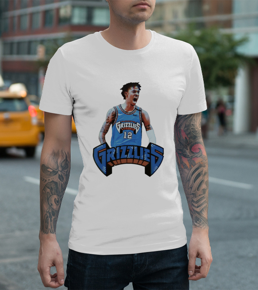 Funny Retro Feal Jamorant Grizzlies 12 Vancouver T-Shirt