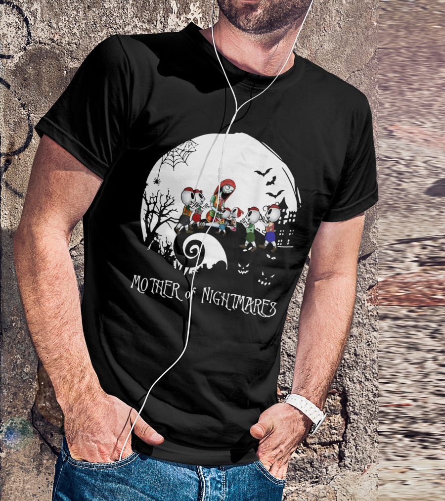 Mother Of Nightmares Halloween Scene With Five Characters T-Shirt