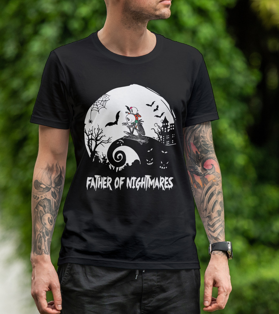 Father Of Nightmares Halloween Scene T-Shirt