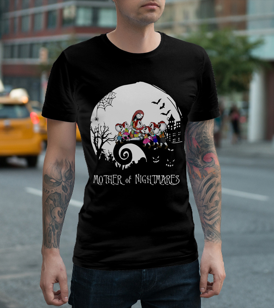 Mother of Nightmares 4girls 3boys Halloween Characters T-Shirt