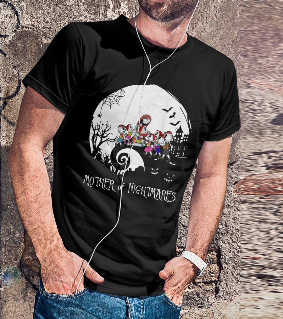 Mother Of Nightmares 4girls 3boys Halloween Characters T-Shirt