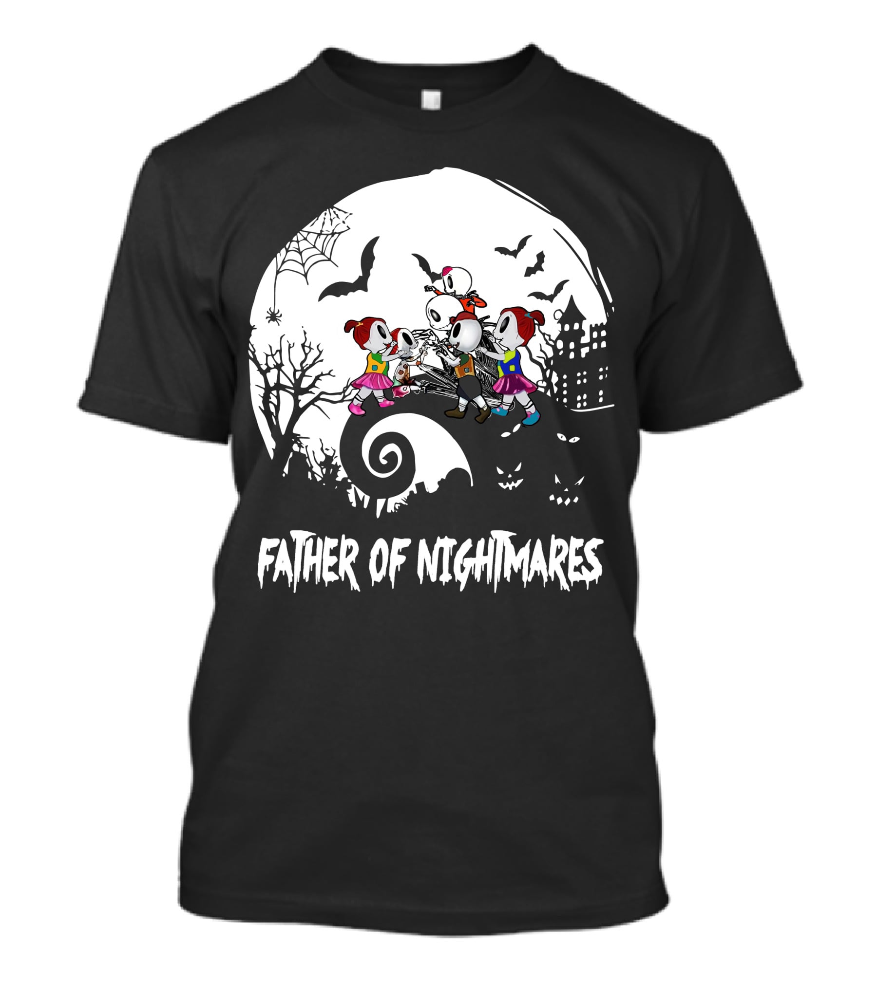 Father Of Nightmares Halloween Kids Scene T-Shirt