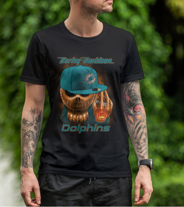 Harley Davidson Miami Dolphins T-Shirt