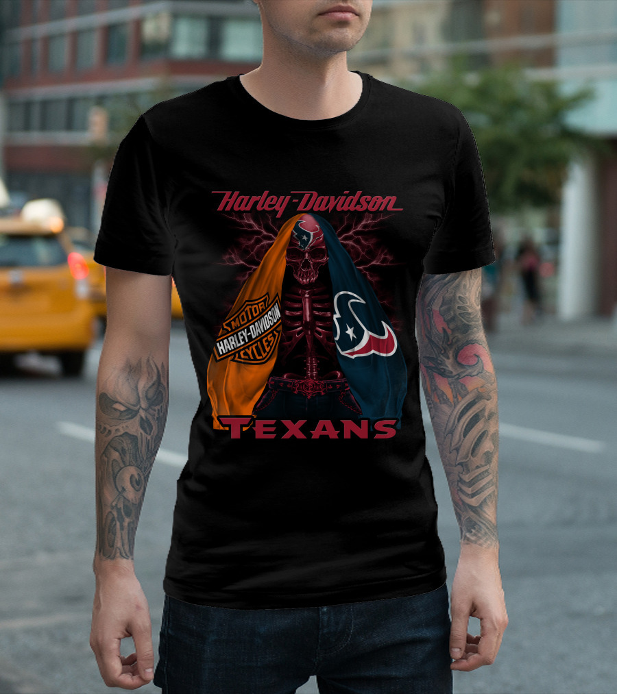 Harley Davidson Houston Texans T-Shirt