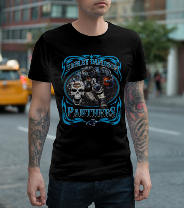 Harley Davidson Panthers Carolina T-Shirt