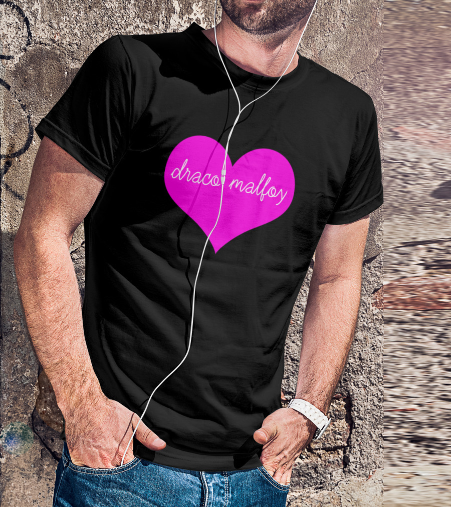 Draco Malfoy Heart Big Fun T-Shirt