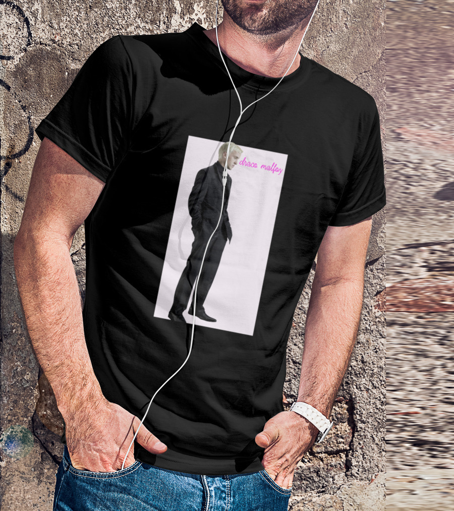Draco Malfoy Fan Black Suit T-Shirt