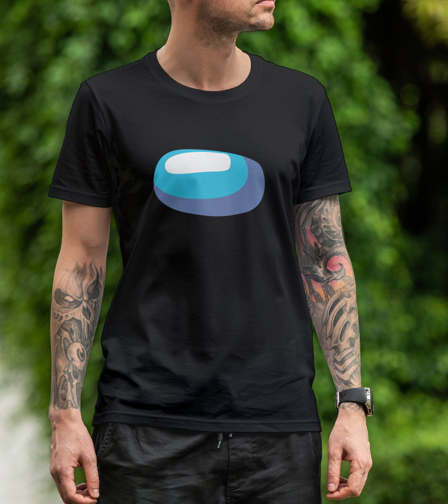 Among Us Crewmate Icon Large Visor T-Shirt