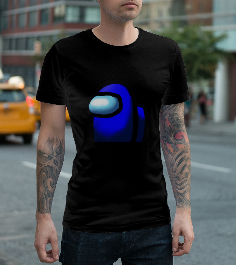 Among Us Crewmate Blue Character T-Shirt