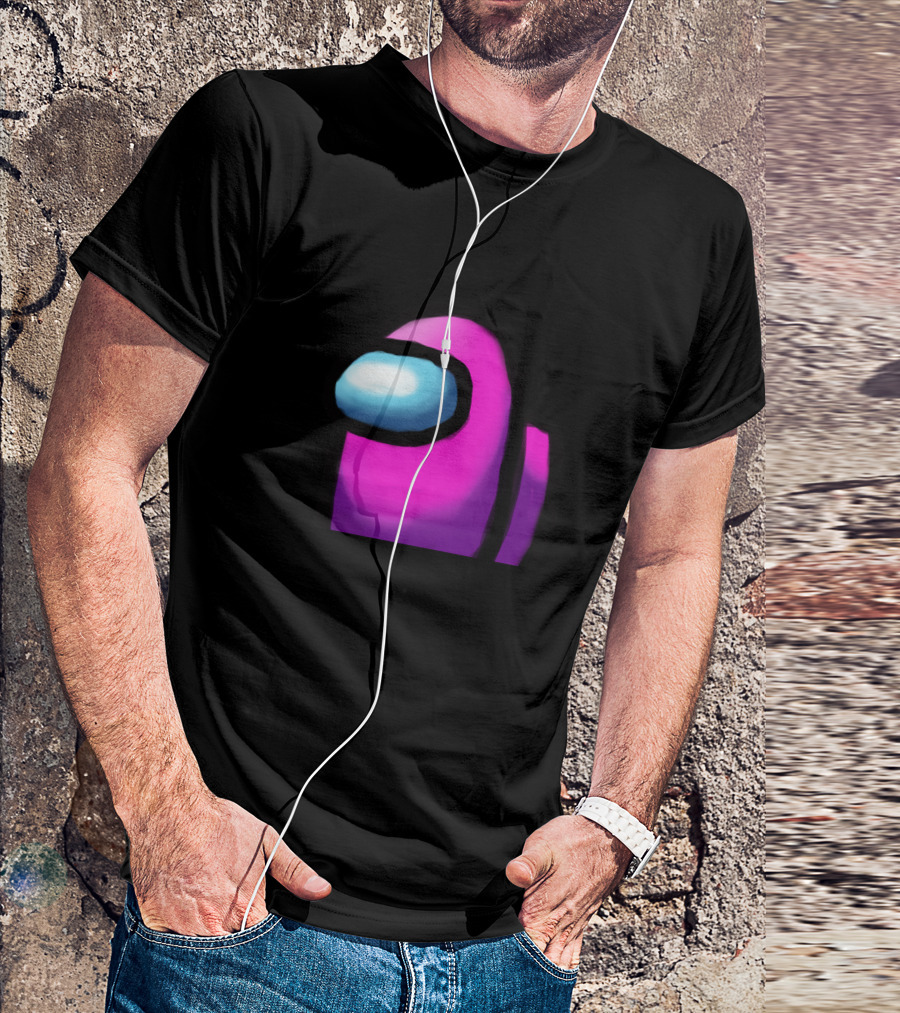 Among Us Pink Crewmate Character T-Shirt