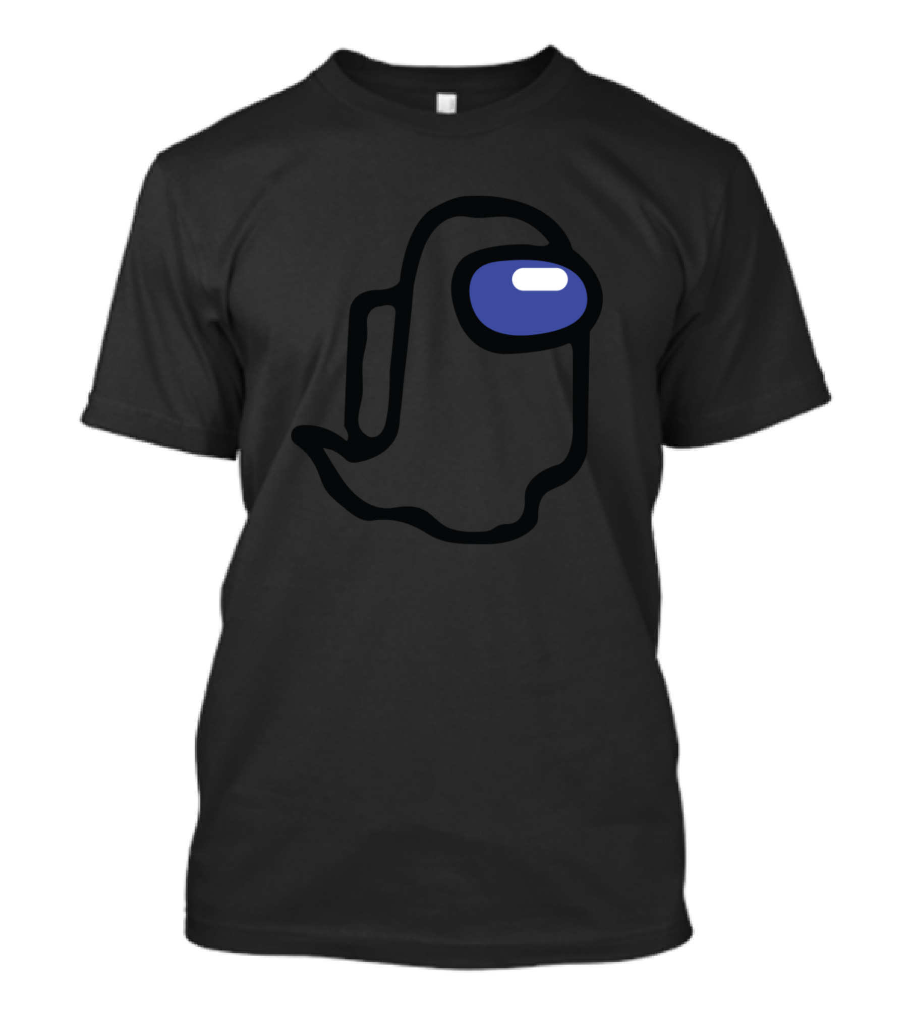 Among Us Ghost Character Minimalist T-Shirt