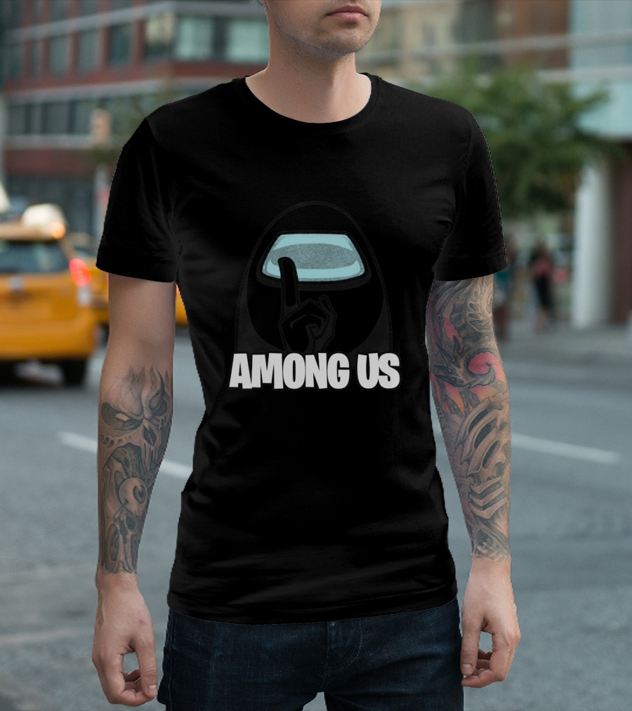 Among Us Crewmate Shhh T-Shirt