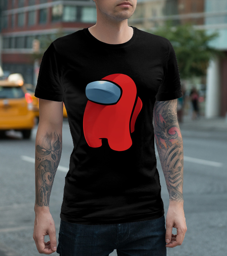 Among Us Crewmate Red Character T-Shirt