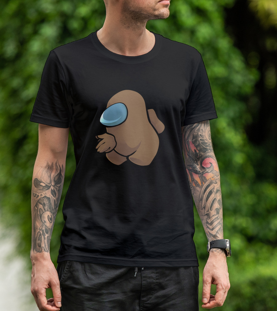 Sus Brown Crewmate Character T-Shirt