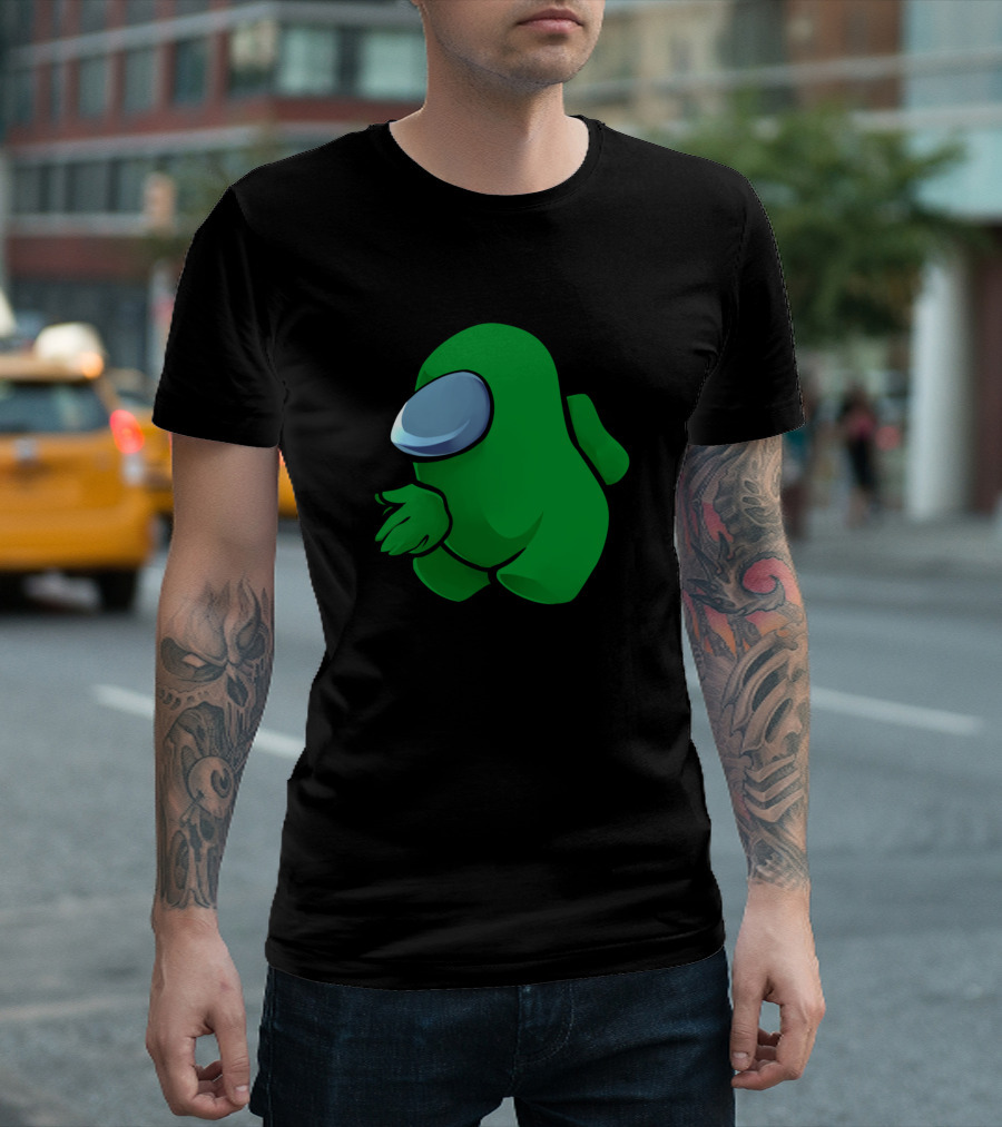 Sus Among Us Crewmate Dark Green T-Shirt