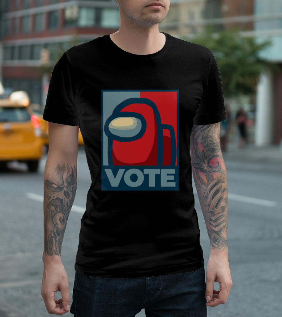 Vote Among Us Crewmate Red T-Shirt