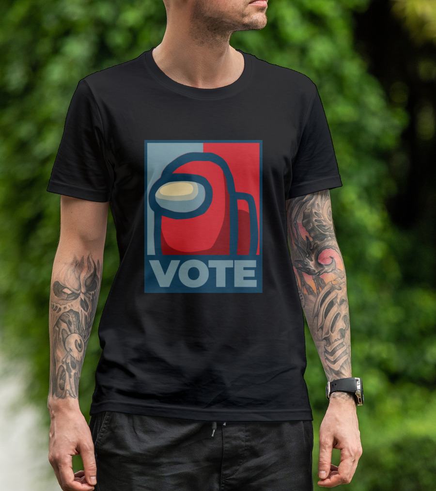 Vote Among Us Crewmate Red T-Shirt