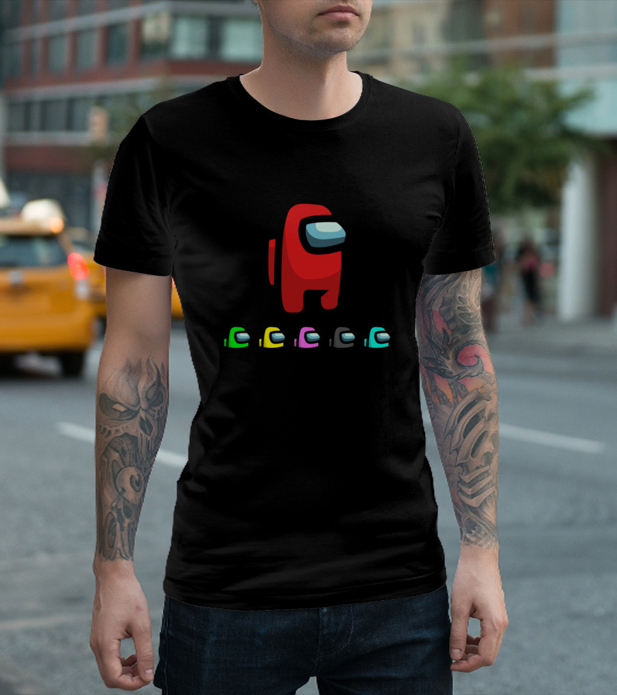 Vote Among Us Crew Impostor Game Characters T-Shirt