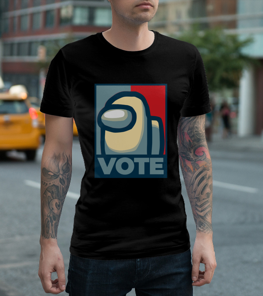 Vote For Among Us Crewmate Political T-Shirt