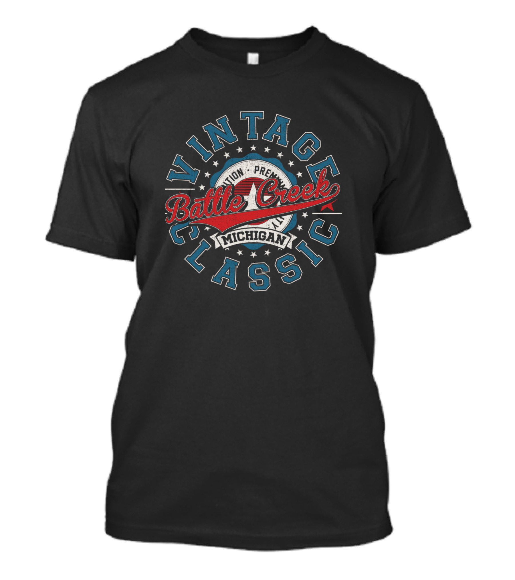 Battle Creek Michigan Vintage Classic Premium T-Shirt