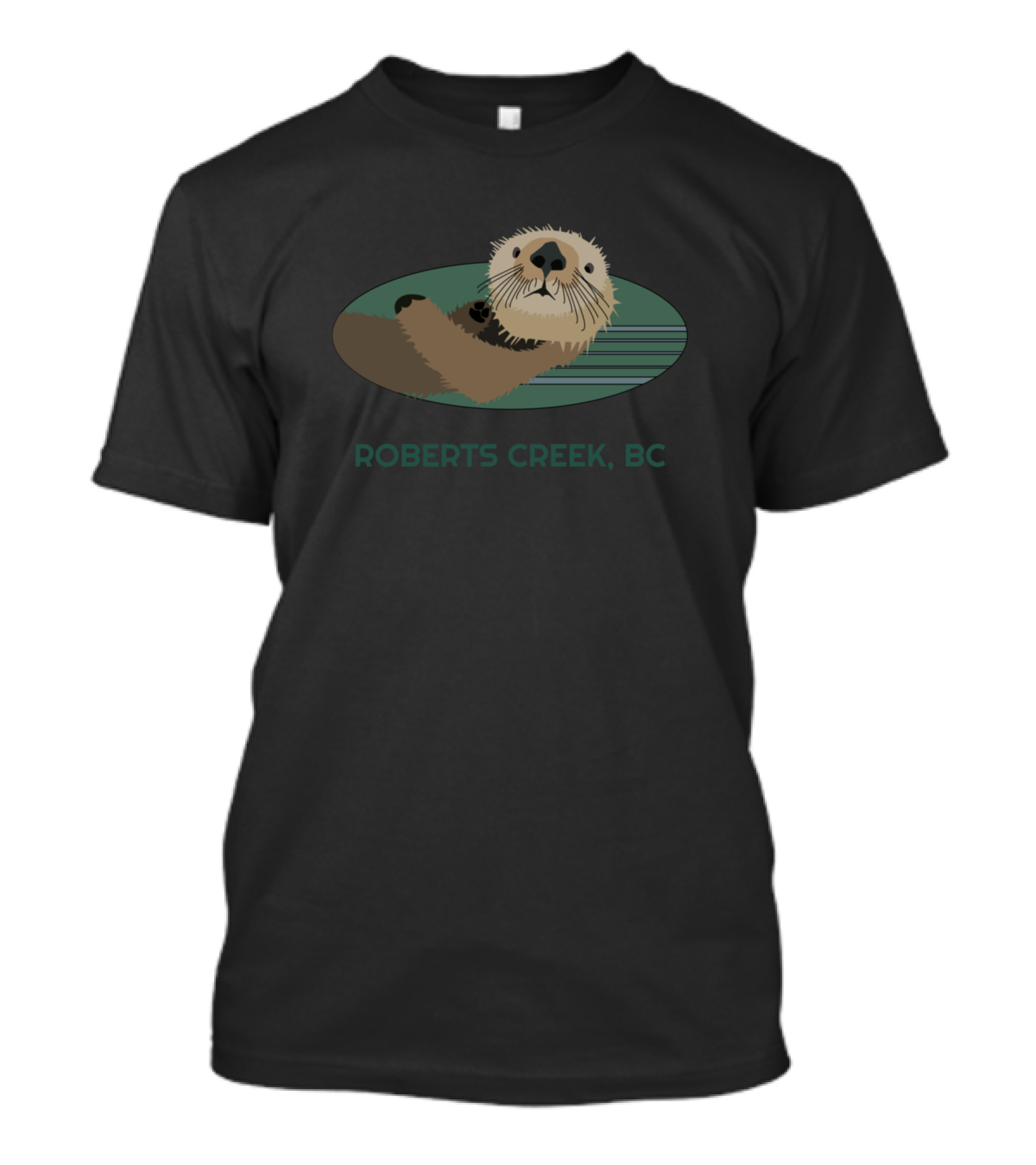 Cute Otter Roberts Creek BC Wildlife T-Shirt