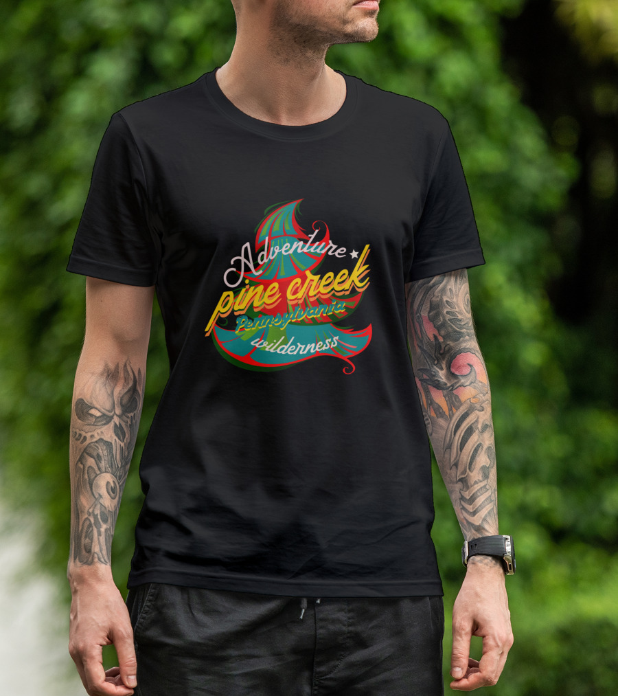 Adventure Pine Creek Pennsylvania Wilderness T-Shirt