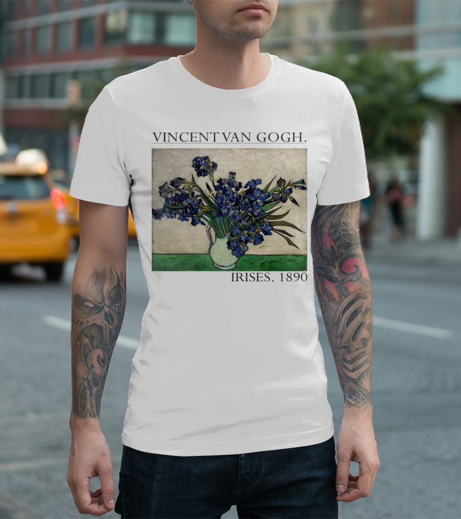 VINCENT VAN GOGH IRISES 1890 T-Shirt