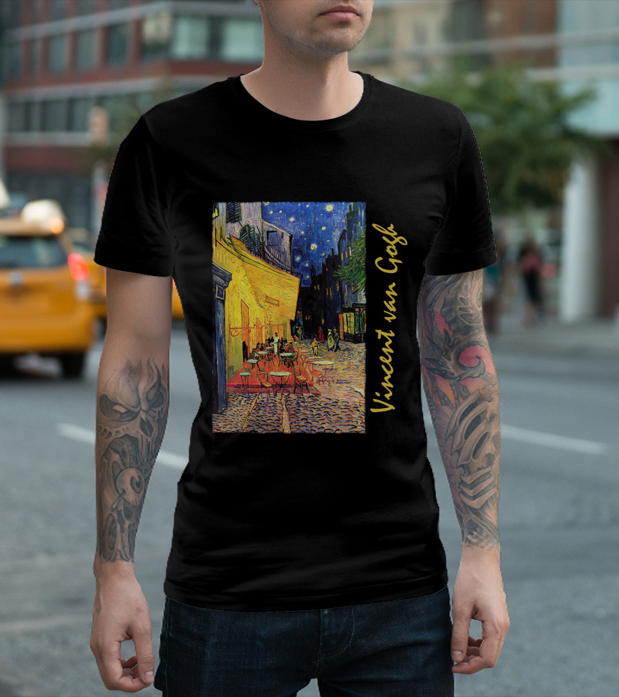 Vincent van Gogh Café Terrace at Night T-Shirt