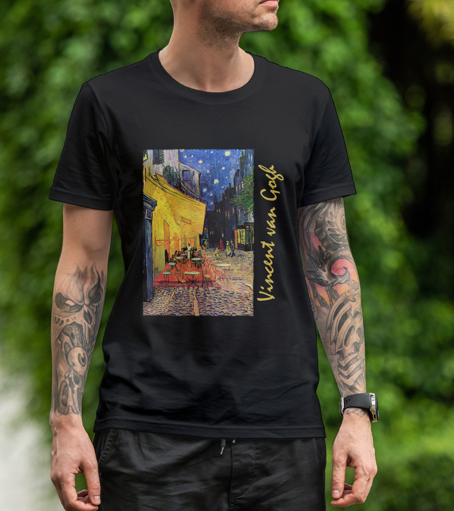 Vincent Van Gogh Café Terrace At Night T-Shirt