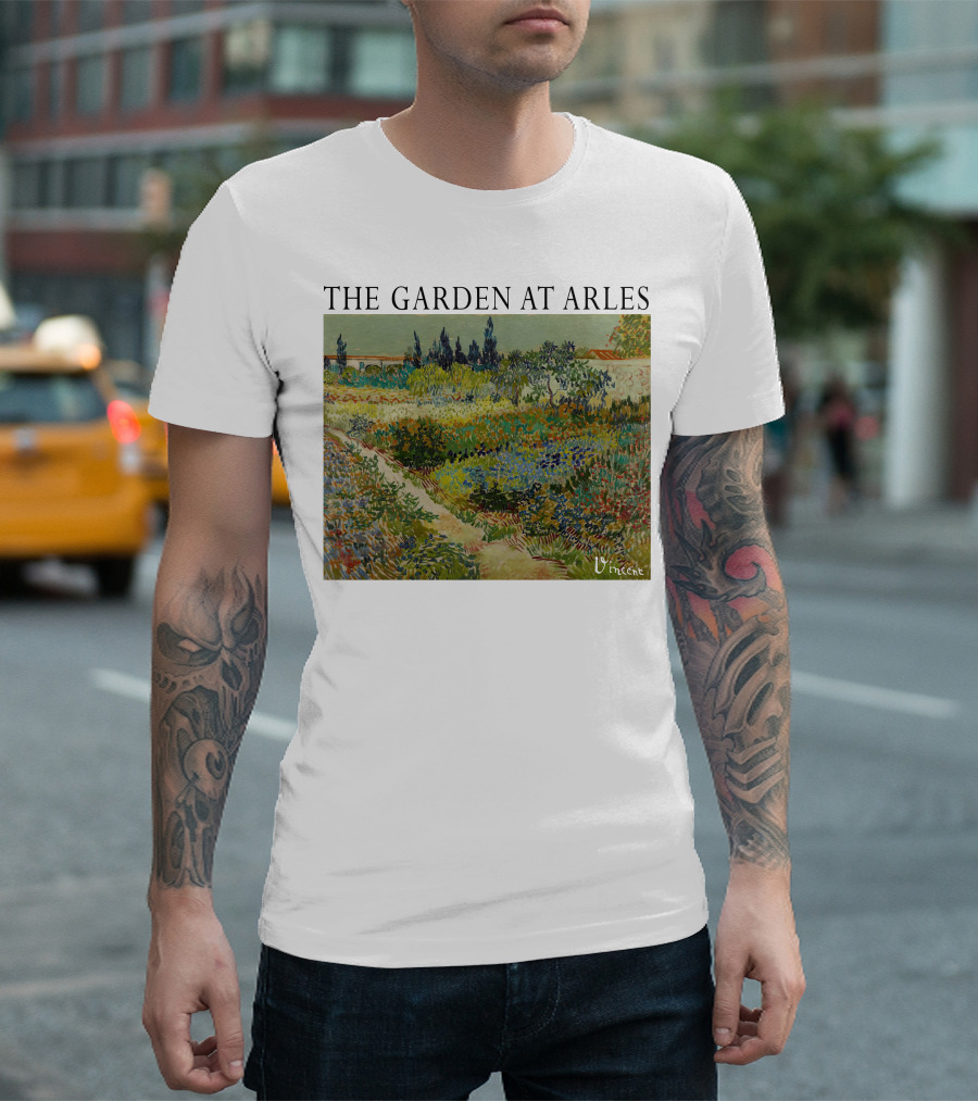The Garden At Arles Vincent Van Gogh Vincent Signature T-Shirt