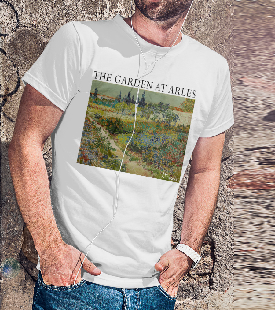 The Garden At Arles Vincent Van Gogh Vincent Signature T-Shirt