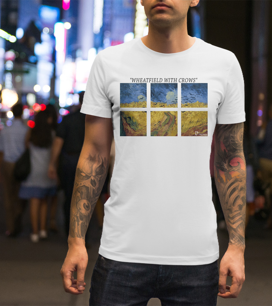 Vincent Van Gogh Wheatfield With Crows Vincent T-Shirt