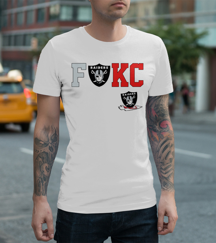 F Raiders KC Chiefs T-Shirt